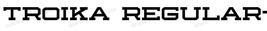 Troika Regular字体转换